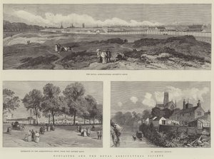 Doncaster e a Royal Agricultural Society (gravura) de English School