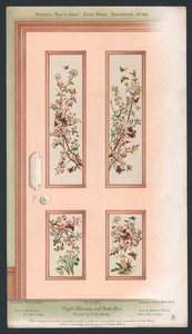 Decoração do painel da porta de English School