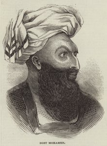 Dost Mohamed (gravura) de English School