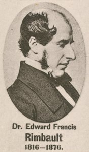Dr. Edward Francis Rimbault (gravura) de English School