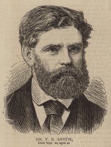Dr F E Anstie (gravura) de English School