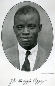 Dr. James Emmanuel Kwegyir Aggrey (1875-1927) (foto a p/b)


Anamabu de English School
