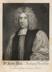 Dr. John Hail, Bispo de Bristol em 1691 de English School