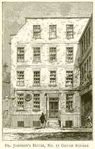 Dr. Johnsons House, não. 17 Gough Square