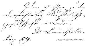 Dr Louis Spohr (Músico) de English School