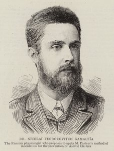 Dr Nicolai Feodorovitch Gamaleia (gravura) de English School