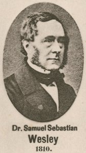 Dr. Samuel Sebastian Wesley (gravura) de English School
