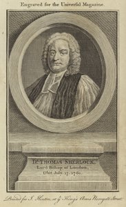 Dr. Thomas Sherlock, Senhor Bispo de Londres de English School