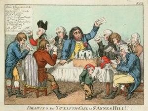 Desenho para o bolo Twelth em St Annes Hill de English School