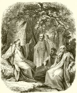 Druidas no Bosque Sagrado de English School