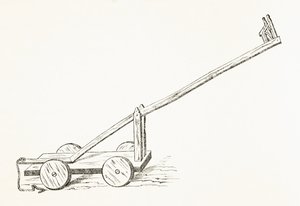 Fezes Ducking usadas no século 15, de "A História Nacional e Doméstica da Inglaterra" por William Hickman Smith Aubrey (1858-1916) publicaram Londres, c.1890 de English School