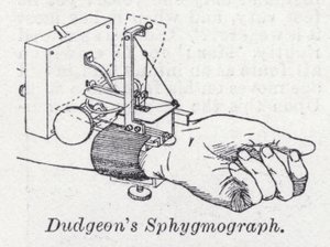 Esfigmógrafo de Dudgeon (litho) de English School
