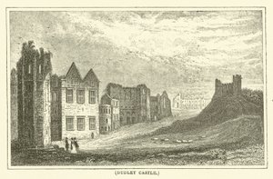 Castelo de Dudley (gravura) de English School