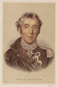 Duque de Wellington (lito colorido) de English School