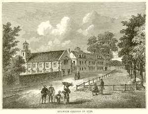 Dulwich College, em 1750 de English School