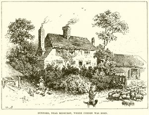 Dunford, perto de Midhurst, onde nasceu Cobden de English School