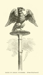 Águia no padrão romano de English School