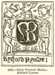 Marcas Primeiras Impressoras: Richard Pynson de English School