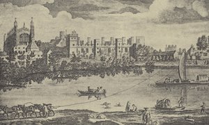 Vista Leste do Colégio, 1742 (gravura) de English School