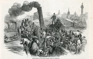 Segunda-feira de Páscoa no rio Tamisa - indo para Greenwich de English School