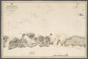 Arquipélago Oriental, Lombok a Flores, incluindo as ilhas Paternoster e Postillon; de ... Inquéritos do governo Batavian. [Carta do Almirantado], Londres de English School