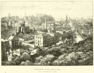 Edimburgo, de Calton Hill de English School
