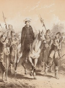 Edmund Campion, "A caminho de Londres" (litografia) de English School