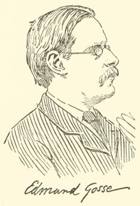 Edmund Gosse (gravura) de English School