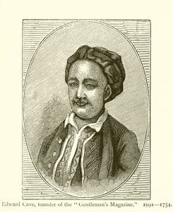 Edward Cave, fundador da revista Gentlemans de English School