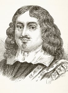 Edward Hyde, 1º Conde de Clarendon, de "A História Nacional e Doméstica da Inglaterra", de William Hickman Smith Aubrey (1858-1916) publicou Londres, c.1890 de English School