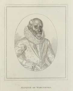 Edward Somerset, Marquês de Worcester (gravura) de English School