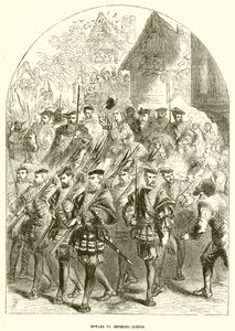 Edward VI entrando em Londres de English School