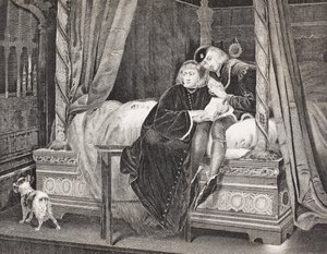 Edward V e Richard, Duque de York na Torre, da &39;Galeria de Retratos Históricos&39;, publicado em 1880 de English School