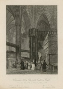 Edward a capela confessora na Abadia de Westminster de English School