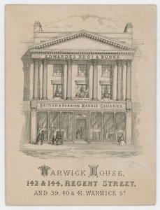 Edwardes Brothers & Burke, cartão de comércio de English School