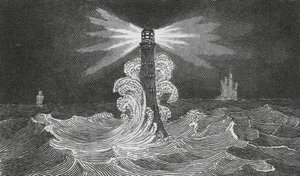 Farol de Edystone (gravura) de English School