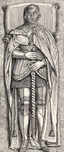 Efígie de Álvaro de Luna, de &39;Espanha: Um resumo da história espanhola da conquista moura à queda de Granada, 711-1492&39;, de Henry Edward Watts, publicada em 1893 de English School