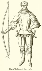 Efígie de Guillaume le May. 1480 de English School