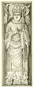 Efígie de William de Wykeham em seu túmulo na Catedral de Winchester