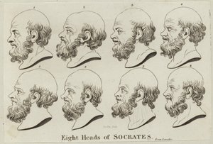 Oito cabeças de Sócrates de English School