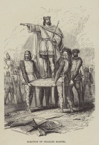 Eleição de Charles Martel (gravura) de English School