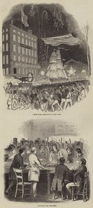 Eleição do Presidente americano (gravura) de English School