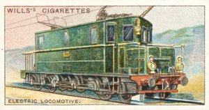 Locomotiva elétrica (chromolitho) de English School