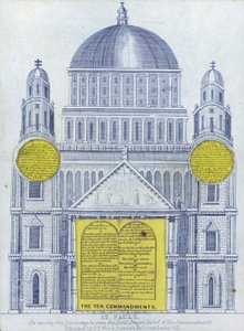 Elevação da Catedral de St Pauls de English School