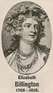 Elizabeth Billington (gravura) de English School