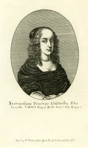 Elizabeth Stuart, segunda filha do rei Charles I de English School