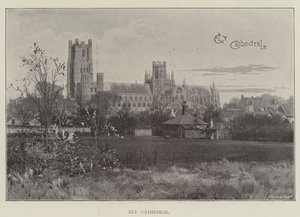 Catedral de Ely (litho) de English School