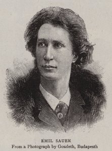 Emil Sauer (gravura) de English School