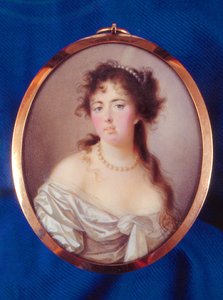 Emma Hamilton (aguarela em velino) de English School