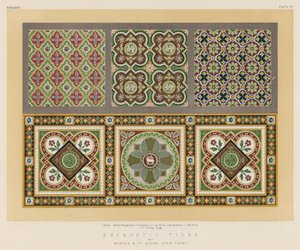 Azulejos Encausticos por Minton e Co Stoke Upon Trent de English School